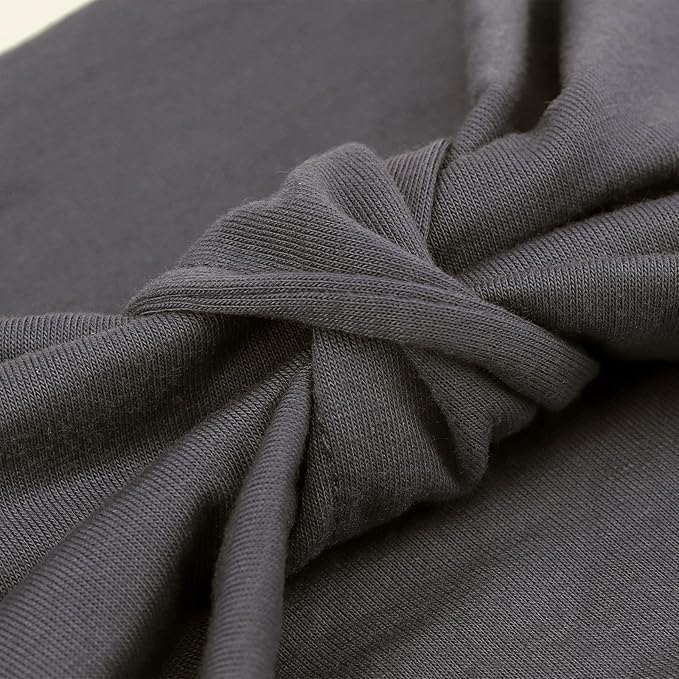 DRESHOW 4 Pack Turban Headbands for Women Wide Vintage Head Wraps Knotted Cute Hair Band Accessories