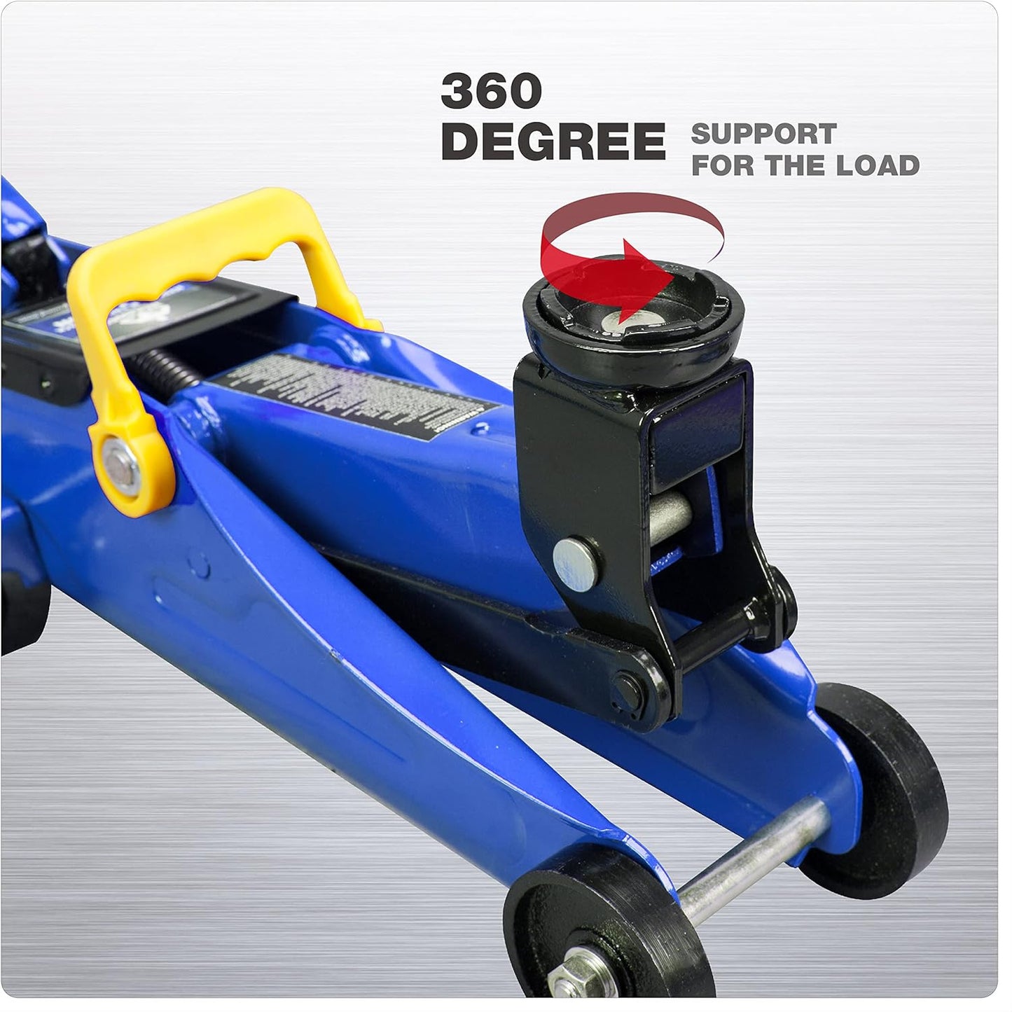 Floor Jack 1.5 Ton (3,300 LBs) Hydraulic Car Jack with Storage Case, Lifting Range from 5.31 Inch to 13.2 Inch, Fits Sedans Automotive