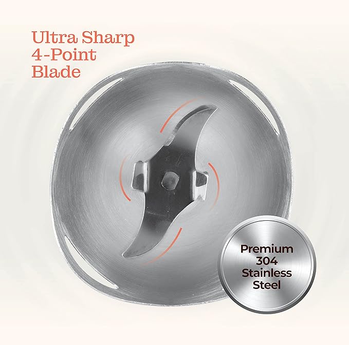 Multi-Use Immersion Blender Set, Hand Blender with Powerful Copper Motor 800W, High Speed, Turbo Mode, 3-in-1 Handheld Blender Stick Stainless Steel Blades, Whisk, Beaker, Measuring Marks, and Chopper