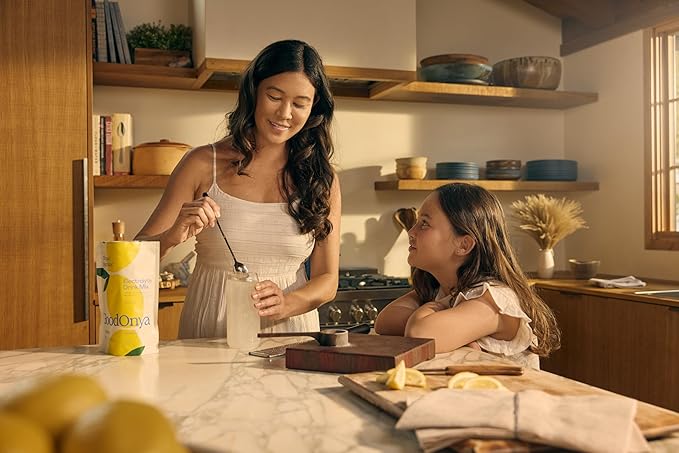 Organic Hydration Electrolyte Drink Mix, Certified Organic Hydration Powder, Non-GMO, Biochecked Glyphosate Free, Low Sugar, Lemonade Flavor, No Artificial Flavors, 20 Servings