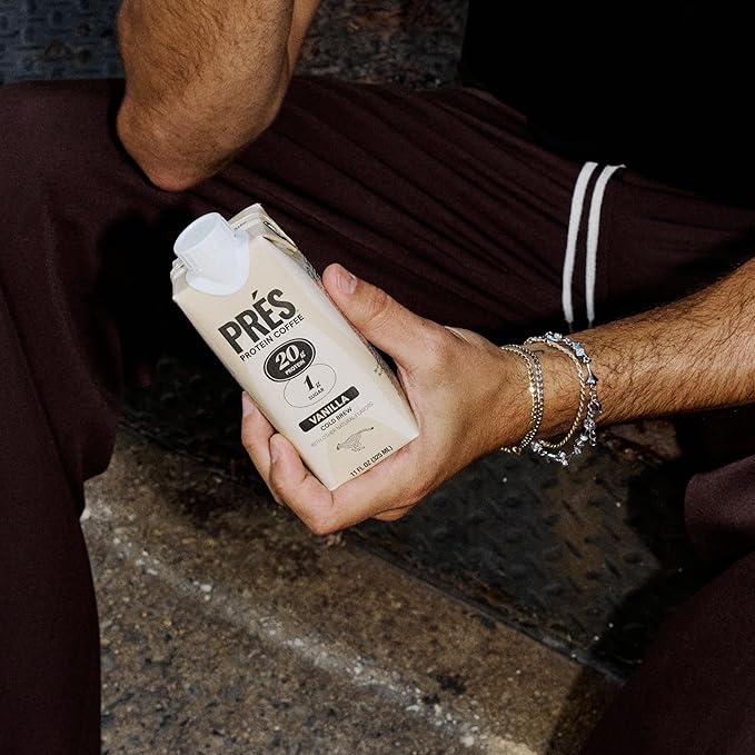 Protein Coffee - Real Cold Brew with Creamy Vanilla - 20g Ready To Drink Protein - 1g Sugar - 100 Calories - No Added Sugar, 99% Lactose Free Keto Friendly Proffee - 11 FL OZ - 12pk Vanilla