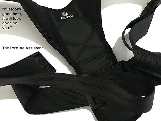 Posture Corrector Support Brace to Improve Bad Posture, Shoulder Alignment, Back Pain Relief for Men and Women (Reg 28 to 41)