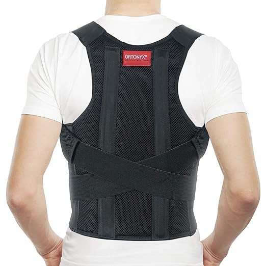 ORTONYX Comfort Posture Corrector Back Brace for Men and Woman, Scoliosis Hunchback Kyphosis Correction/XXL