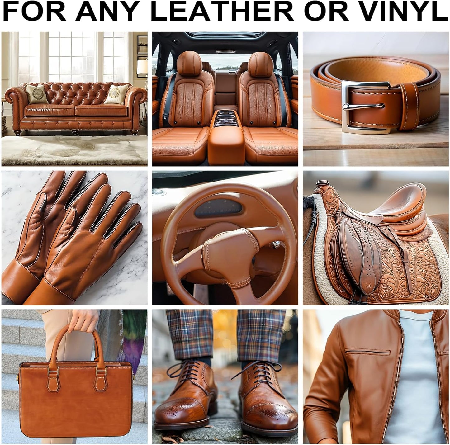 Leather Recoloring Balm,10oz Leather Color Restorer Leather Repair Kit for Furniture Car Leather Scratch Remover, Dark Gray Leather Color Restorer for Couches,Leather Dye Paint for Faded