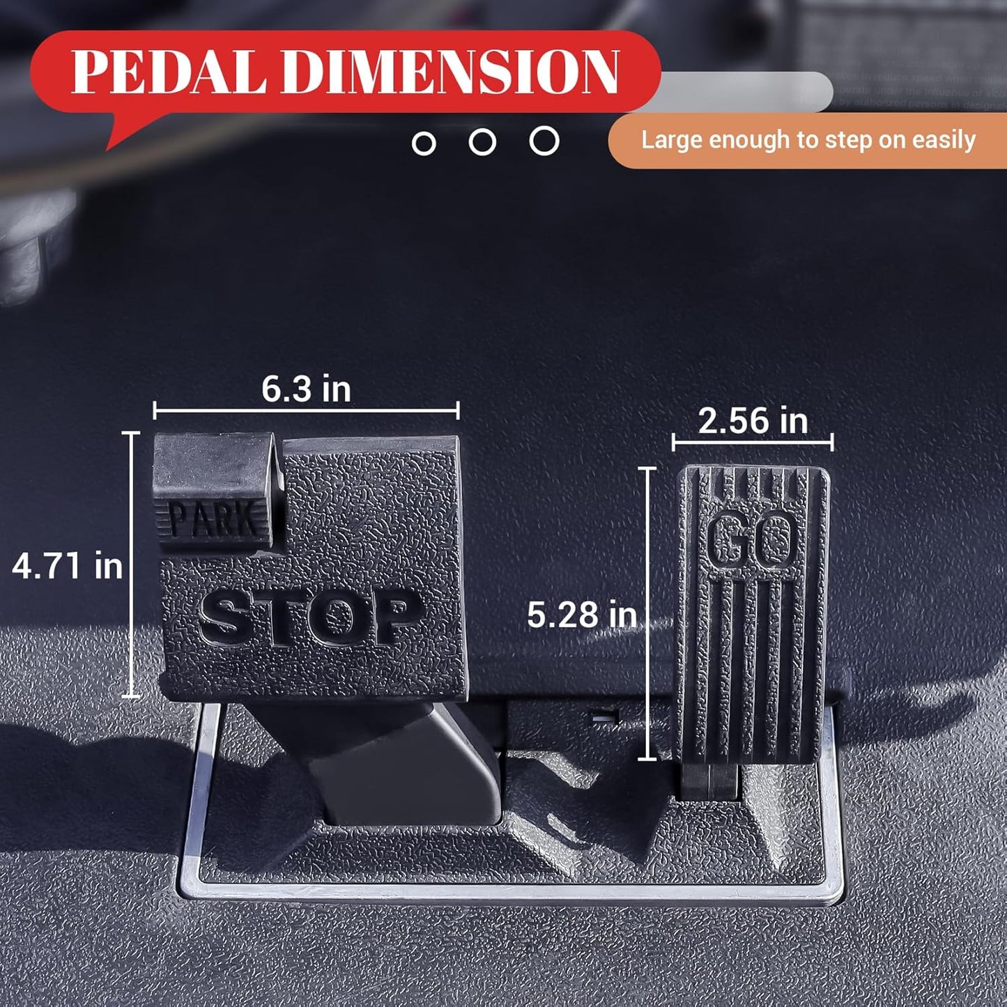 Drive-up Club Car Precedent Pedal Assy with Conversion Kit, Accelerator ASM Pedal&Brake Pedal (2nd gen), Universal for 2004-UP Precedent Onward & 2018-UP Tempo Gas Electric OEM 102500001 103974821