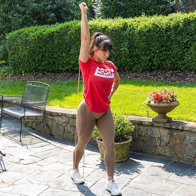 Serious Steel Fitness 37" Resistance Training Bands (Portable Exercise Band System Training Bands- Great for Individuals Looking for Tension Throughout The Exercise)