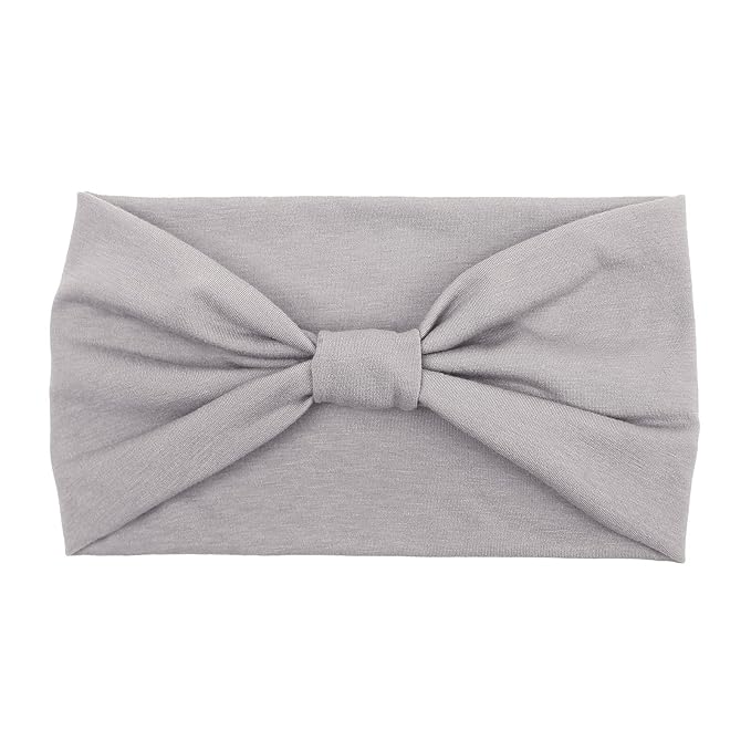 Wide Headbands for Women Black Stylish Head Wraps Boho Thick Hairbands Large African Sport Yoga Turban Headband Hair Accessories (Pack of 4)