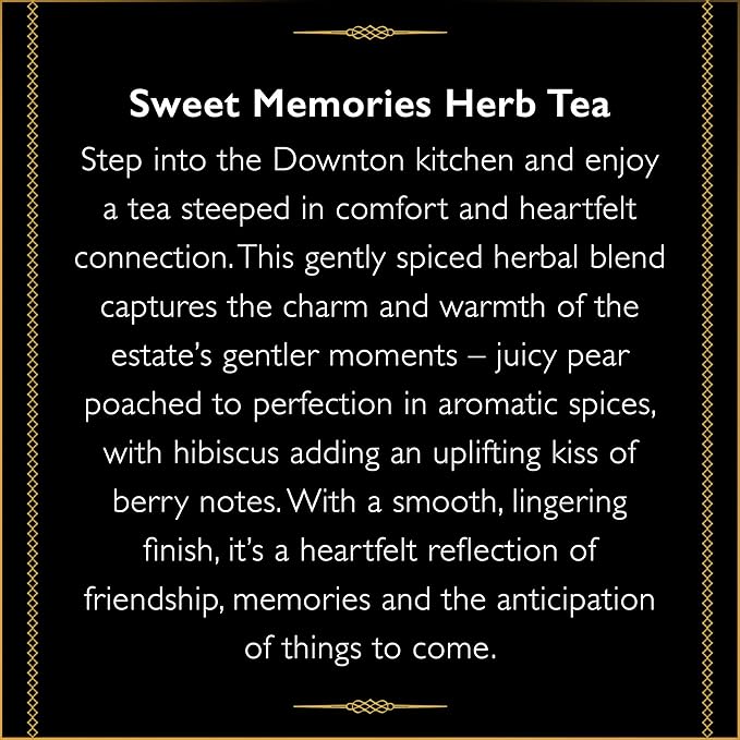The Republic of Tea — Downton Abbey Daisy’s Poached Pear Perfection Herbal Tea Blend, 36 Tea Bags