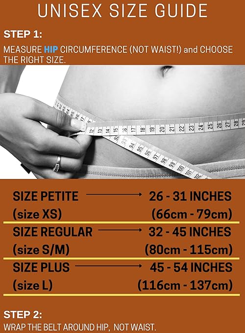 Sacroiliac Hip Belt for Women and Men That Alleviates Sciatic, Pelvic, Lower Back, Leg and Sacral Nerve Pain Caused by Si Joint Dysfunction| Trochanter Brace (Regular, Nude)