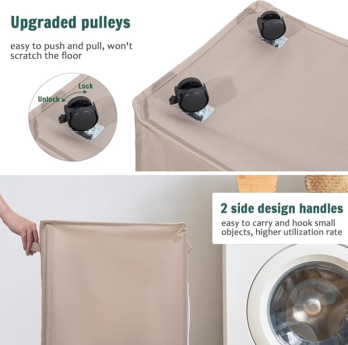 Yoga Mat Storage Racks, Home Gym Storage Rack with Wheels, Yoga Mat Holder Side 2 Mesh Pockets, Yoga Storage Basket Holds 4 Yoga Mats, 2 Foam Rollers, 6 Resistance Bands