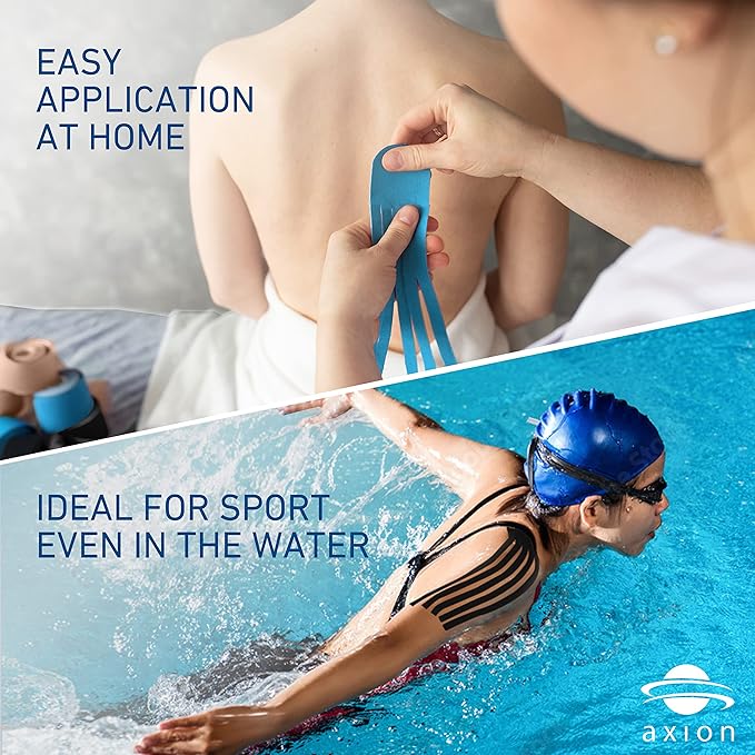 Kinesiology Tapes PRECUT Mix Set | 60 Pre-Cut Multicolored Sport Tape Strips 10 x 2 in - on 3 Rolls | Waterproof • Skin-Friendly • Elastic | Kinesiology Tapes Ideal for Sports