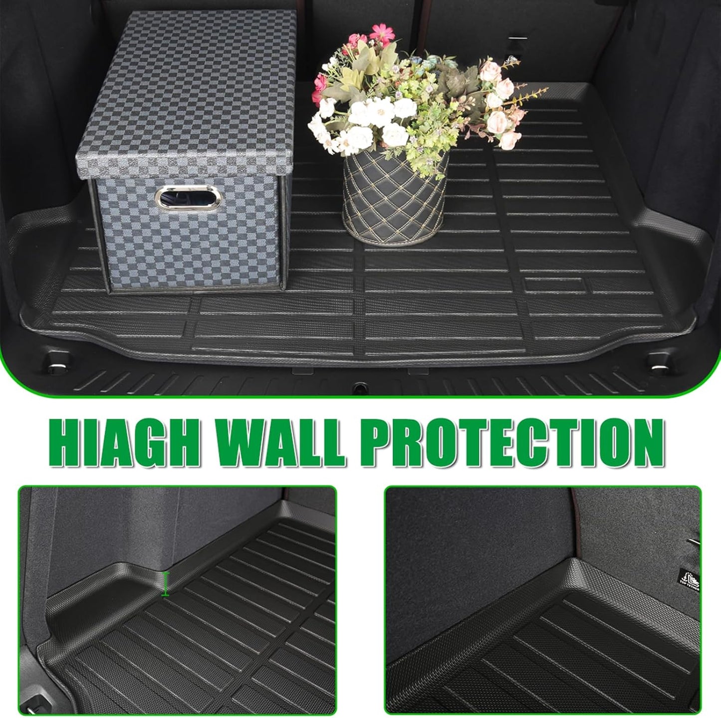 for Nissan Murano Floor Mats 2017.5 2018 2019 2020 2021 2022 2023 2024 Car Mats for Nissan Murano Accessories All Weather Floor Mats Cargo Liner 2017.5-2024