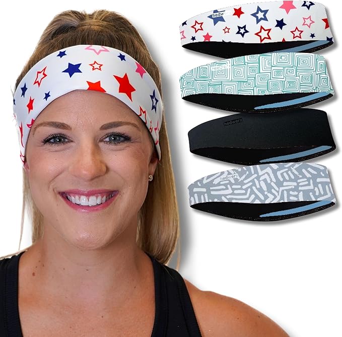 Hydra2, Sweat Diverting, Sports Sweatband Headband, H2 Flatweave