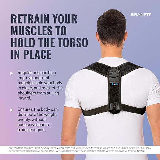 Shoulder & Back Brace Posture Corrector for Women and Men, Breathable Posture Trainer, Neck Brace and Back Posture Corrector for Upper Back & Neck Pain Relief