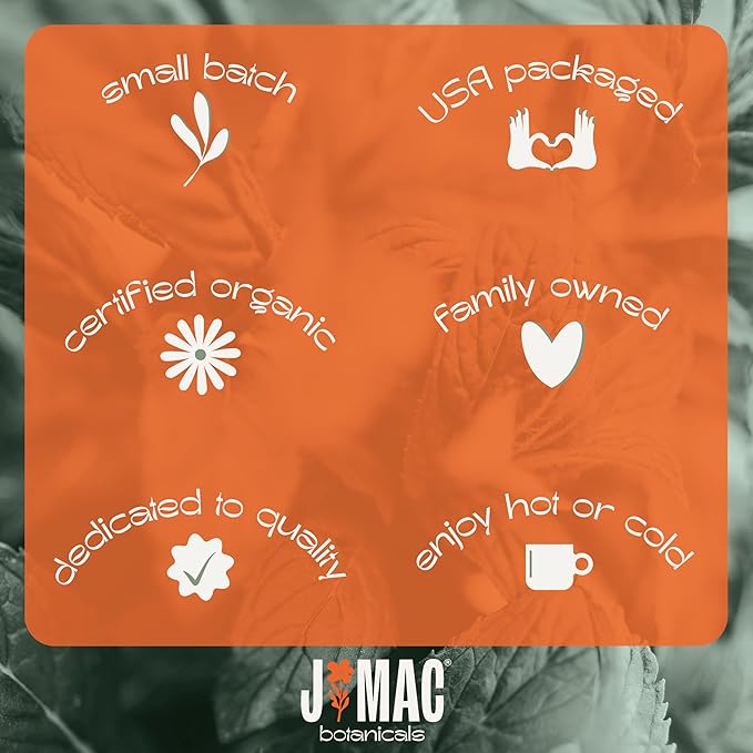 J Mac Botanicals, Organic Chamomile Flowers, Whole Dried Chamomile flower, Loose Leaf tea