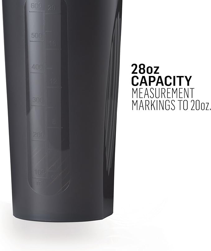 BlenderBottle Classic Shaker Bottle Perfect for Protein Shakes and Pre Workout, 28-Ounce (2 Pack), Pink and Coral