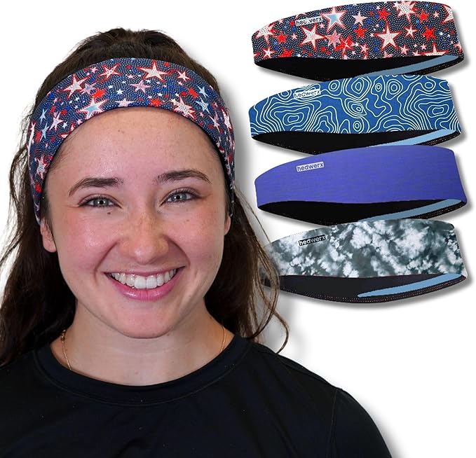 Hydra2, Sweat Diverting, Sports Sweatband Headband, H2 Flatweave