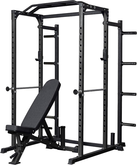 REP Fitness PR-1100 Power Rack - 700 lbs Rated Lifting Cage for Weight Training