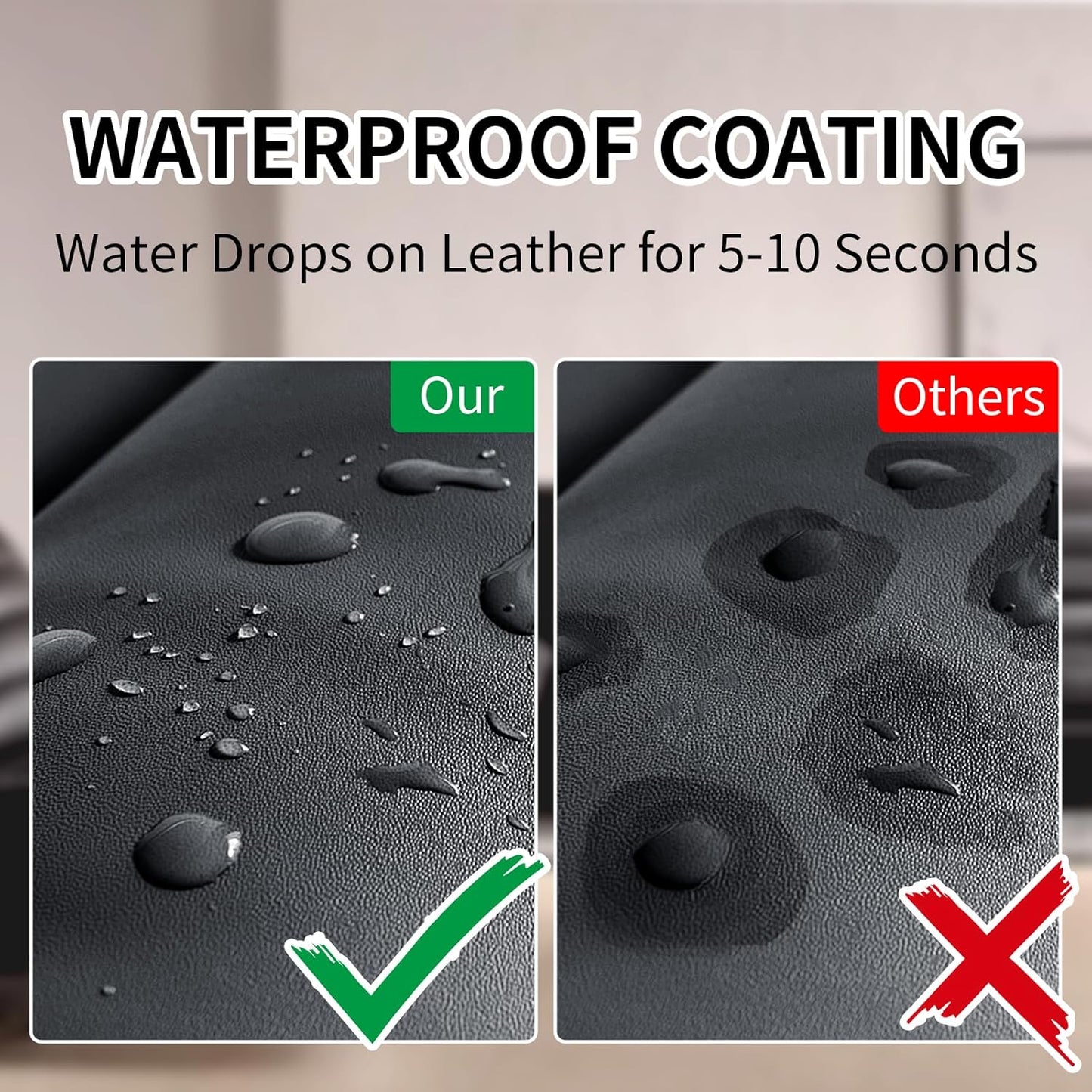 Leather Recoloring Balm,8.5oz Leather Color Restorer,Black Leather Repair kit for Furniture and Car Interior,Leather Couch Scratch Repair,Leather Dye Paint for Faded,Cracked and Damaged Leather