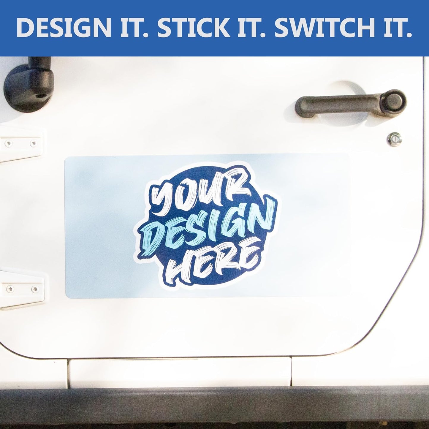 Custom Car Magnet Signs for Businesses (Custom Size) - Personalized Car Magnets for Advertising and Vehicle Promotion - Advertising Magnets for Cars Door - Professionally Printed