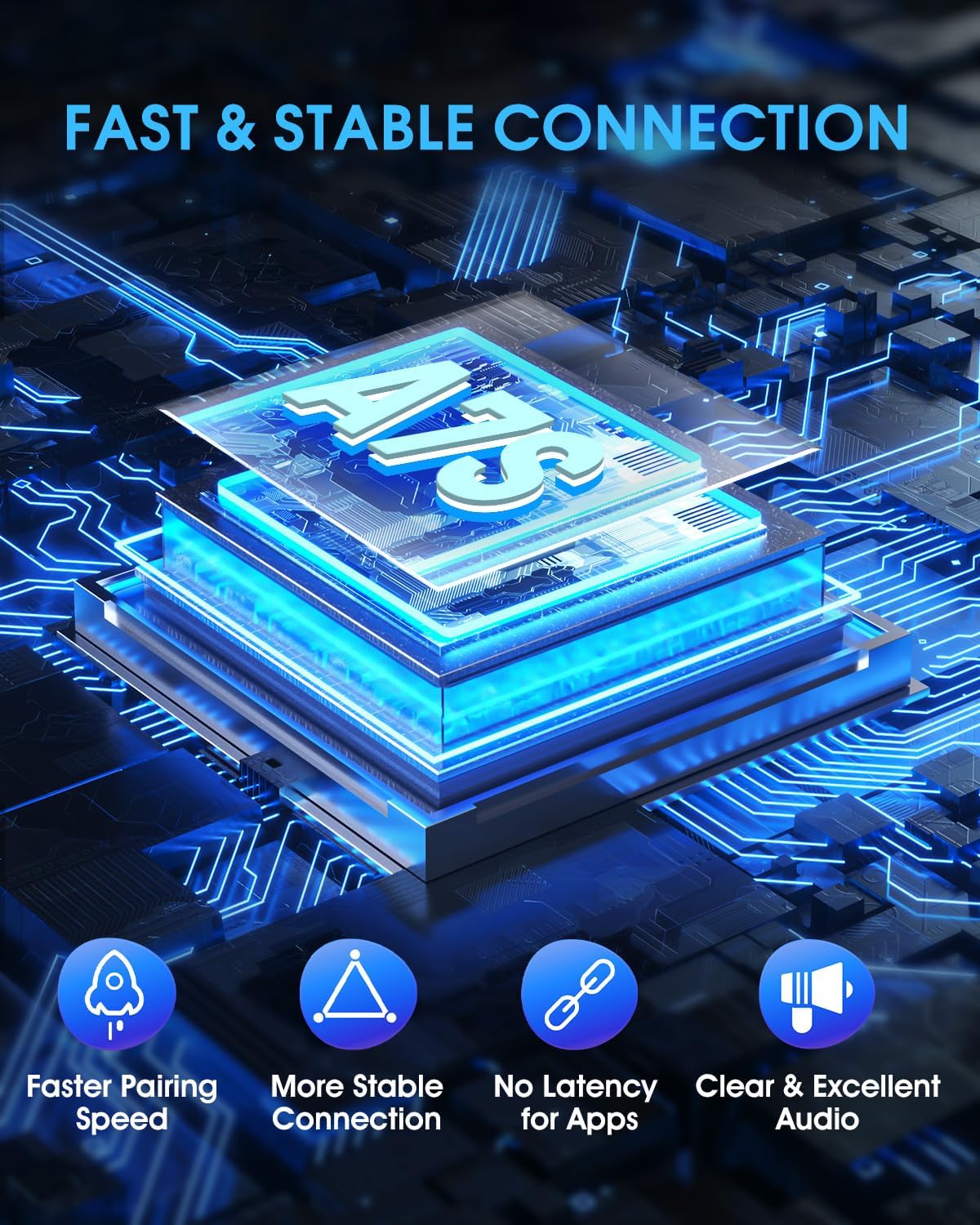 Wireless CarPlay Adapter - Fast & Stable Connection for Carplay Wireless Adapter Convert Factory Wired to Wireless CarPlay Dongle Plug & Play Car Play Fit for iPhone iOS 10+ (Gold)