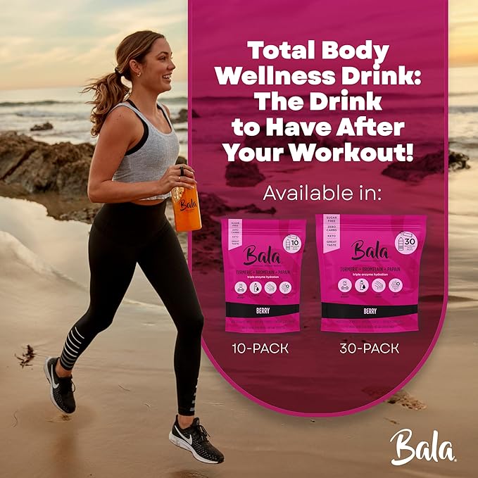 Bala Enzyme Sugar-Free Drink Mix Powder - Berry 0.25oz (8 Count)