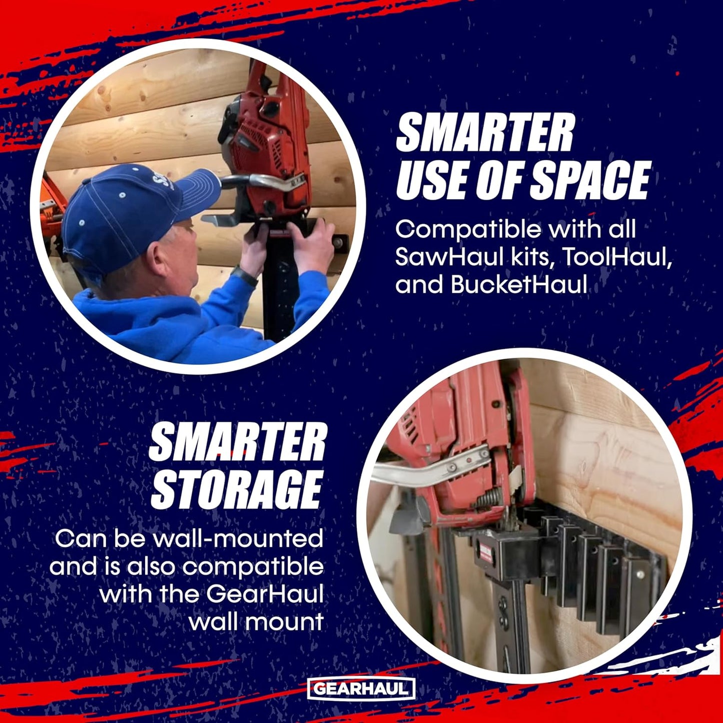 SawHaul Snap-Lok Universal Chainsaw Carrier Kit for Tractors and Skid Steers – 28 Inch Black Scabbard with Rotating Mount – Compatible with All Chainsaw Brands – Made in USA