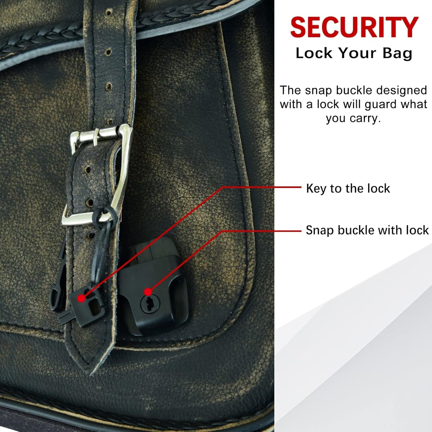 Dream Apparel Naked Cowhide Leather Motorcycle Saddle Bags Throw Over Saddlebags, Motorcycle Side Bags for Honda Shadow Sportster Softail Dyna V-star (Distressed Brown, No Studs)