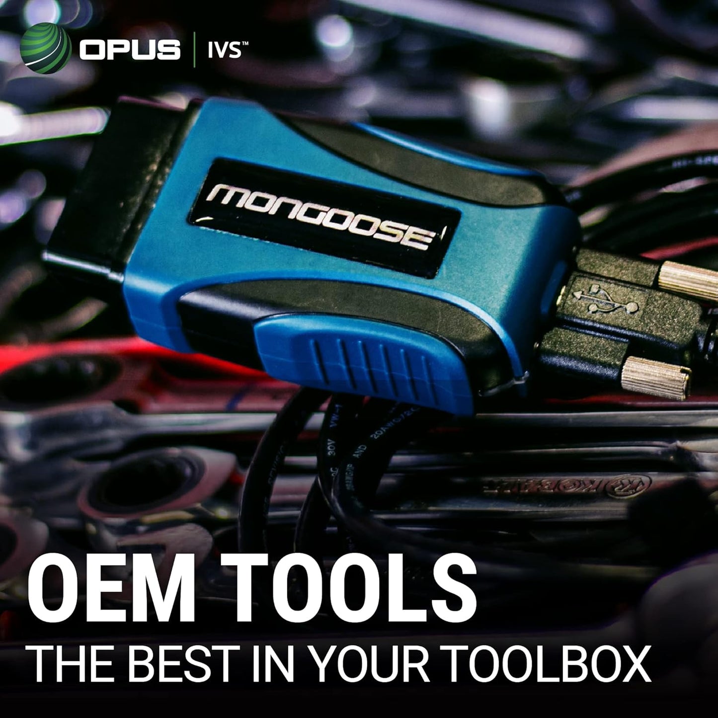 Opus IVS Mongoose-Plus J2534 OEM Vehicle Interface Cable - Nissan/Infiniti OEM Reprogramming and Diagnostics