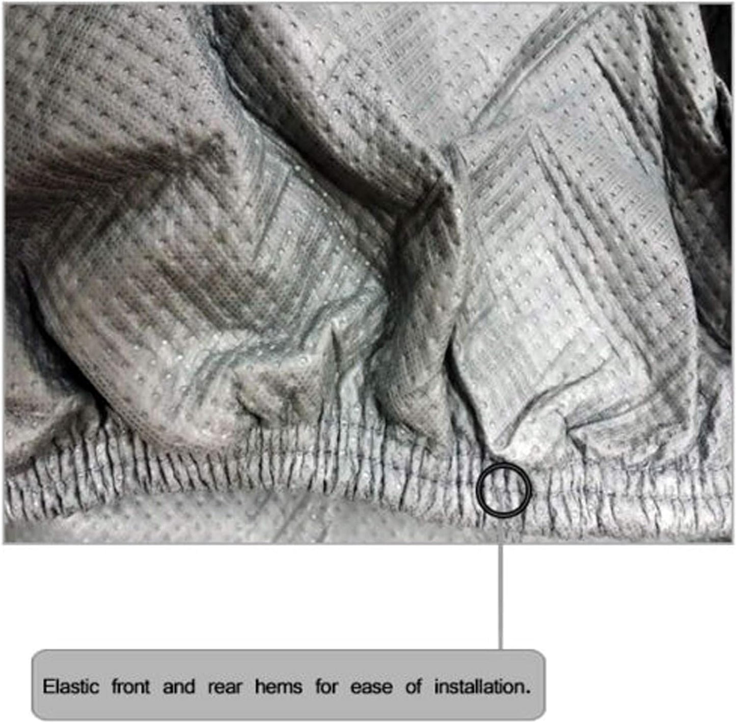 5 Layer Car Cover for Cadillac Series 61 1949-1951, Semi Custom Fit Full Coverage Pollution, Dust, Sun, Snow, Rain, Hail All Weather Protection, Breathable