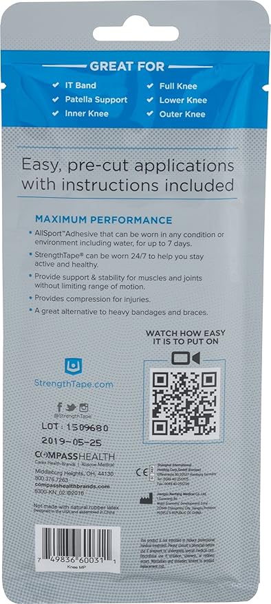 Kinesiology Tape, K Tape Taping Kits, Premium Sports Tape Provides Support and Stability to The Target Area, Multiple Kits Available