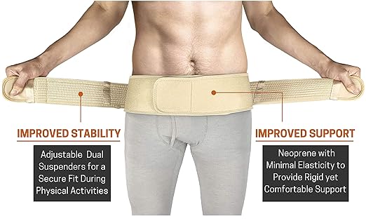 Sacroiliac Hip Belt for Women and Men That Alleviates Sciatic, Pelvic, Lower Back, Leg and Sacral Nerve Pain Caused by Si Joint Dysfunction| Trochanter Brace (Regular, Nude)