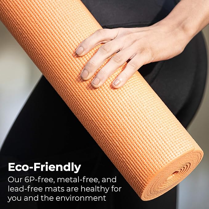 Hello Fit 10-Pack Yoga Mat, 68" x 24" Non Slip Exercise Mat, 4mm Thick Gym Mat for Fitness and Stretching, Bulk Non Toxic Yoga Mats for Schools and Studios
