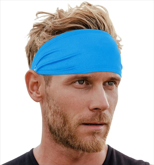 Mens Sweat Bands - Sport Headbands for Men - Workout Headbands for Women - Running Headband -Tennis Athletic Sweatband