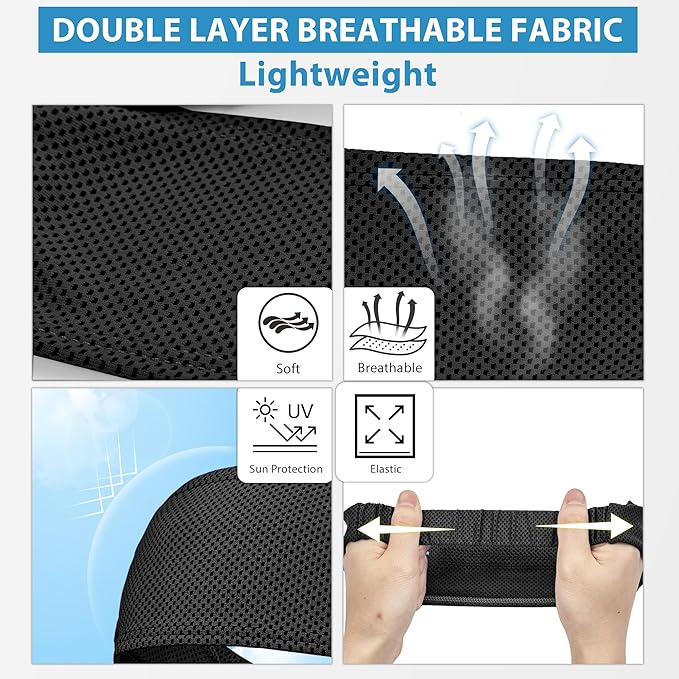Sukeen Cooling Headbands for Women, Instant Cooling, Moisture Wicking Non-Slip Sweatbands for Women, Elastic Sweat Bands Headbands for Running Yoga Gym Athletic Sports Workouts