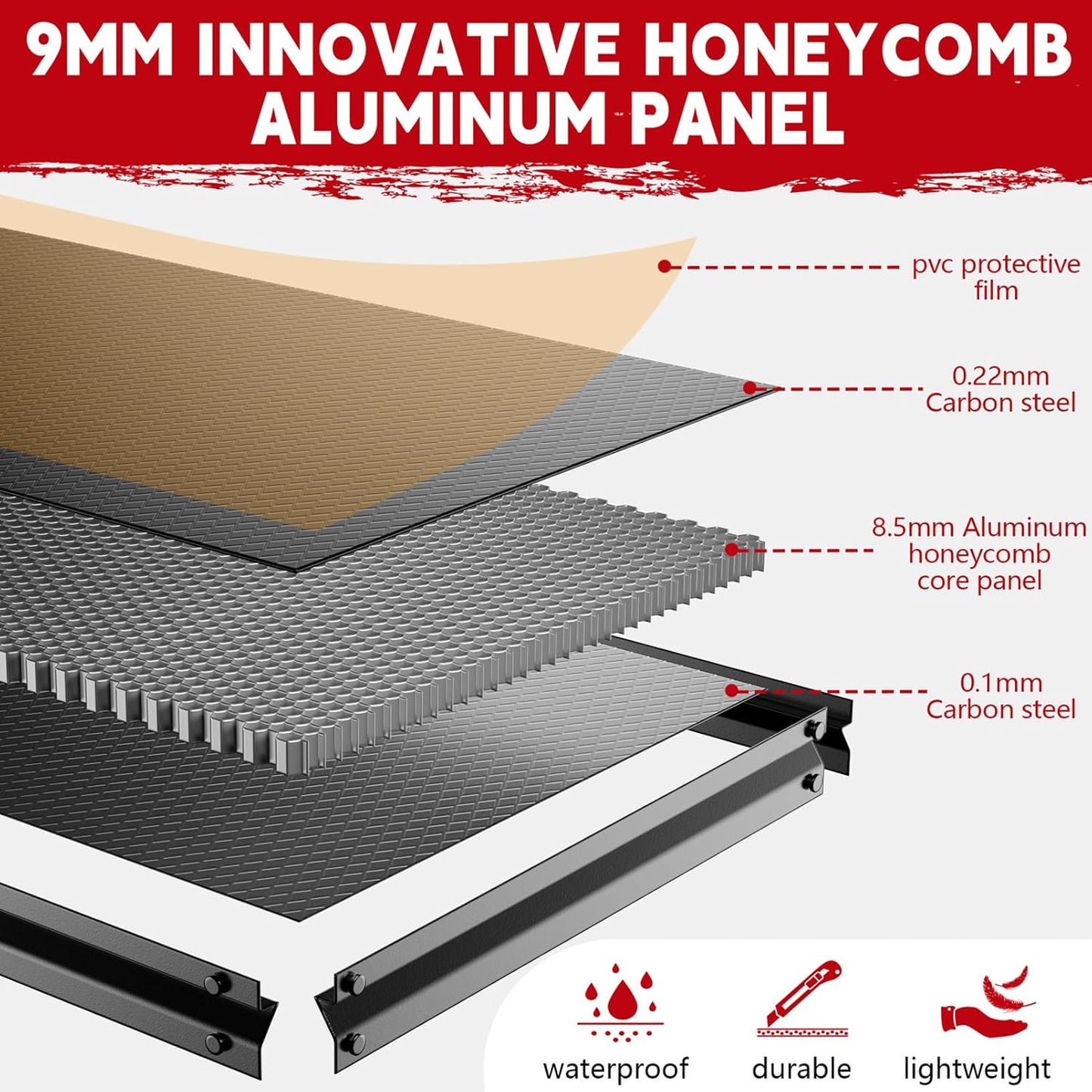 48" Wide Garage Shelving Heavy Duty 3000LBS, 5 Tier Adjustable Storage Rack, 72" H x 48" W x 24" D Boltless Shelving Unit for Garage, Warehouse, Basement, Workshop