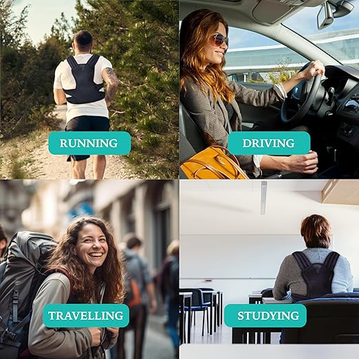 Adjustable Posture Corrector, Back Brace, Posture Trainer, Scoliosis and Hunchback Correction, Back Pain, Spine Corrector (X-Large)