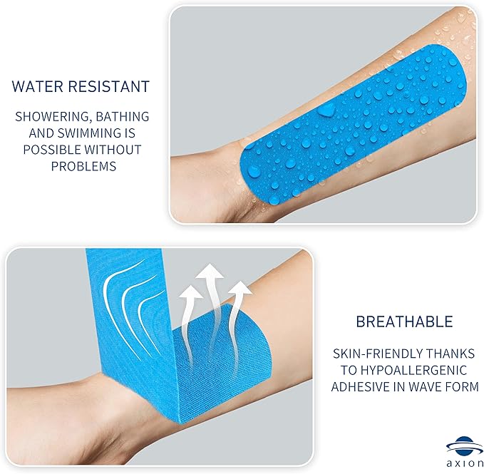 Kinesiology Tapes PRECUT Mix Set | 60 Pre-Cut Multicolored Sport Tape Strips 10 x 2 in - on 3 Rolls | Waterproof • Skin-Friendly • Elastic | Kinesiology Tapes Ideal for Sports