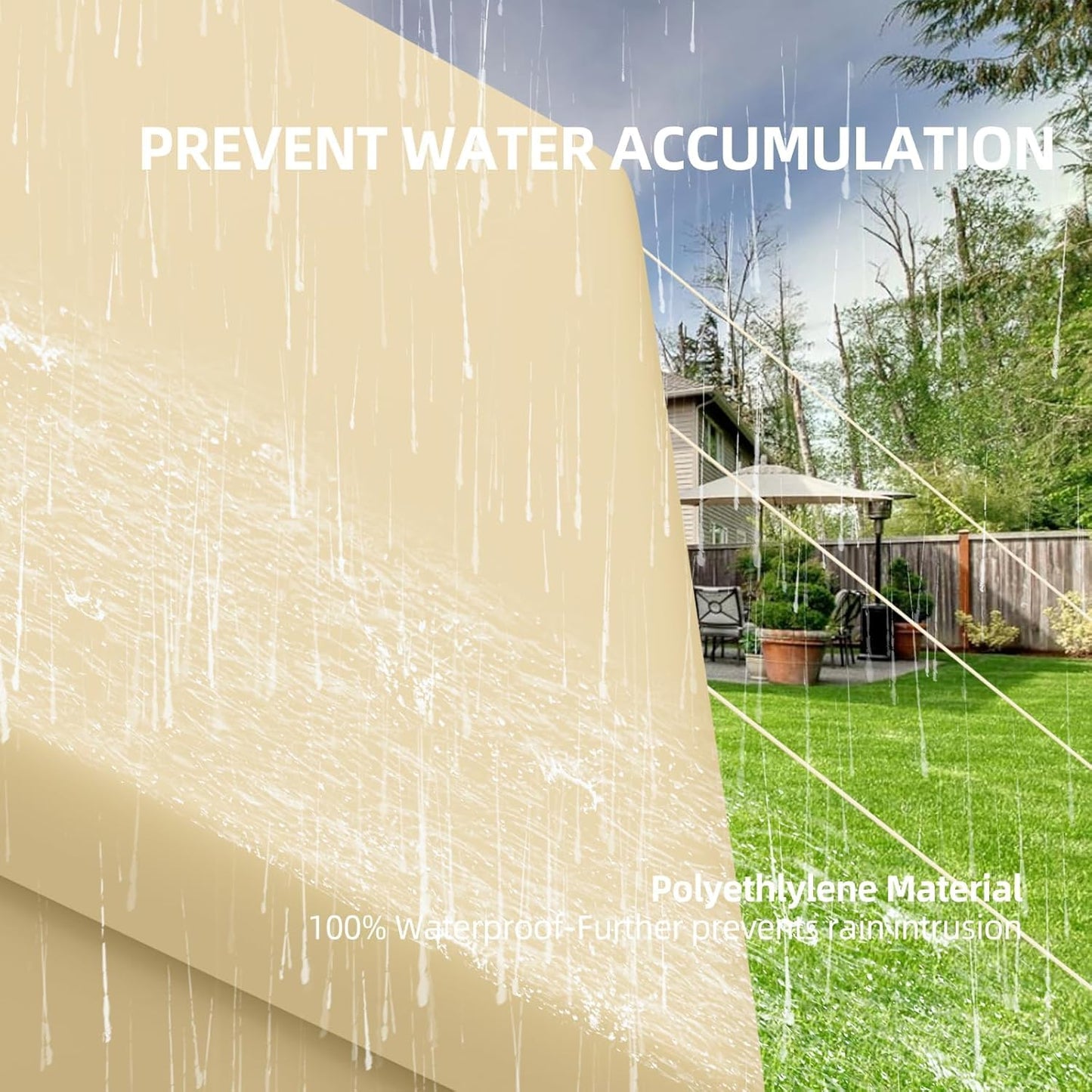 10x20 ft Heavy Duty Carport with Removable Sidewalls,All Weather Carport Garage Party Tent Large Outdoor Canopy Storage Shed for Auto,Truck,Boat,Party (Beige)