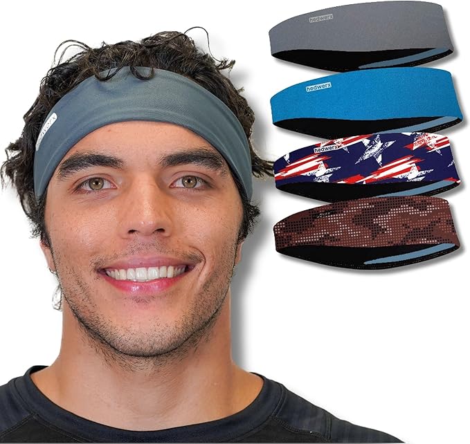Hydra2, Sweat Diverting, Sports Sweatband Headband, H2 Flatweave