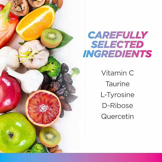 Livingood Daily Electrolytes Powder, Electrolytes Hydration Powder with Vitamin C, Taurine, D Ribose & FOS, Sugar Free Electrolyte Drink Mix, Keto, Gluten Free, Strawberry Lemonade, 30 Servings