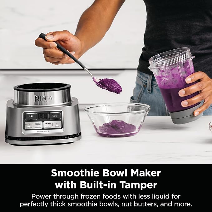 Ninja Blenders for Kitchen | Smoothie Blender, Mixer, Grinder - Premium Blending Performance for Sauces, Frozen Drinks, and More | 1200 Peak Watt Motor | SS101 Foodi Personal Smoothie Maker