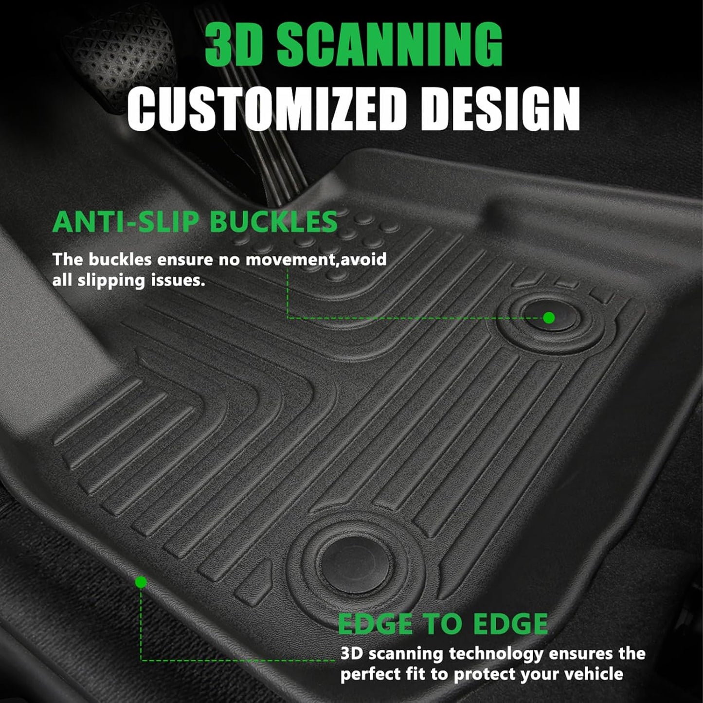 for Buick Encore GX AWD Floor Mats 2025 2024 2023 2022 2021 2020,Car Mats for Buick Encore GX AWD All Weather Floor Mats Cargo Liner with Backrest Mat Accessories 2020-2025