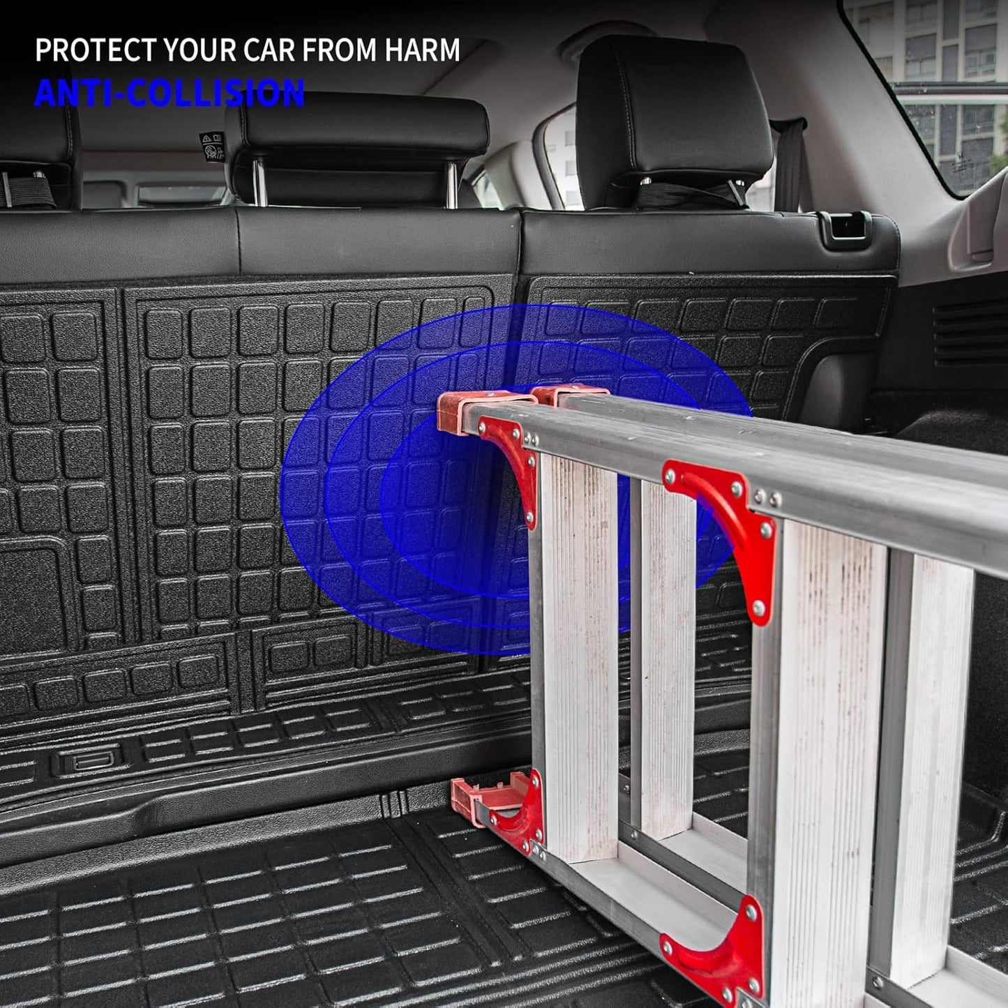 Rongtaod Cargo Mat Compatible with 2017-2022 Honda CRV Trunk Mat Cargo Liner Trunk Liner TPE All Weather Seat Back Cover Protector 2021 CR-V Accessories (Trunk Mats+Backrest Mats)