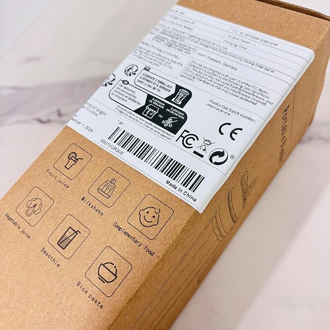 Portable Blender for Shakes and Smoothies 17Oz, Personal Blender 4000mAh USB Rechargeable, 500ml Portable Juicer for Kitchen/Travel/Gym(White)