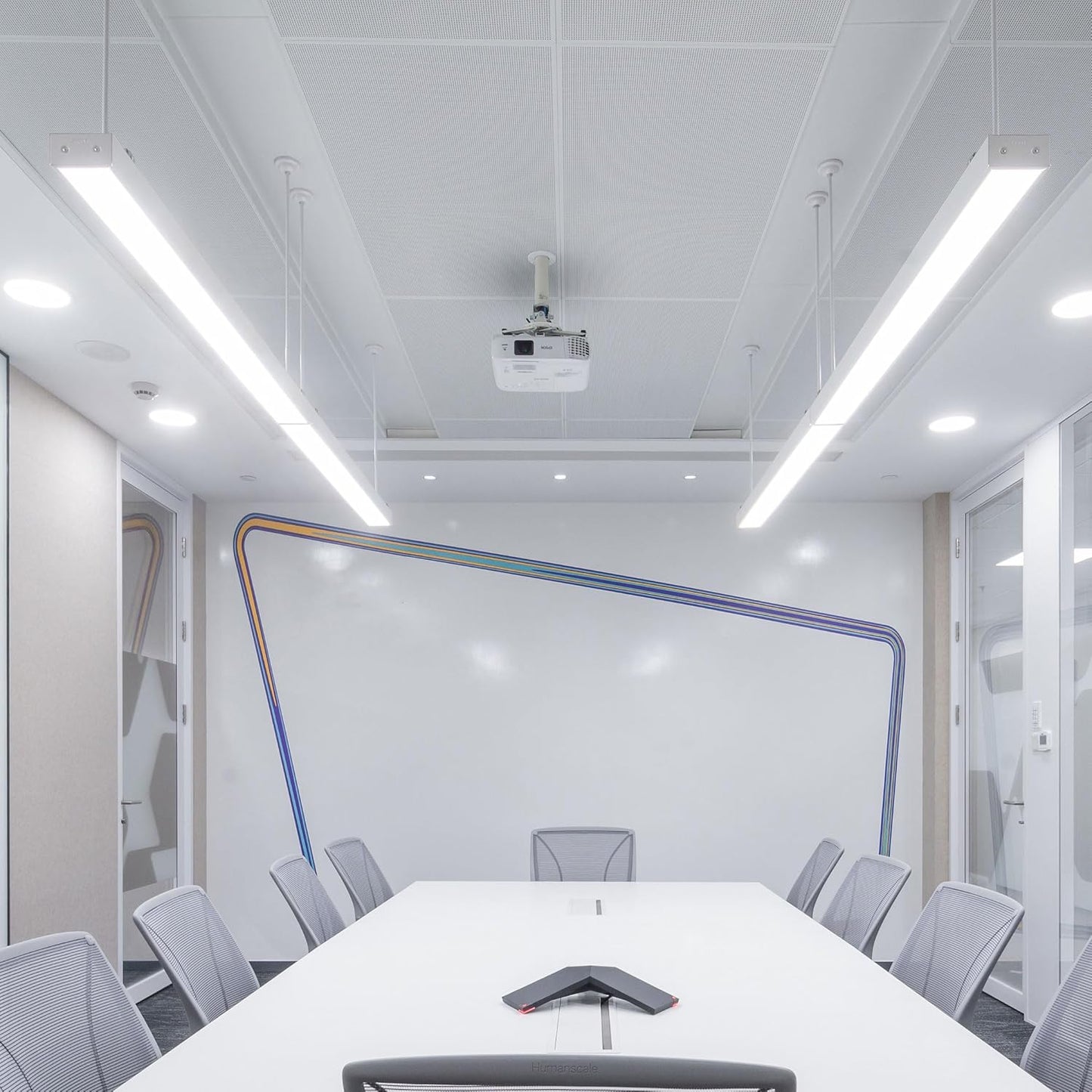 6PK 4FT LED Shop Light，Led Garage Ceiling Lights, LED Workbench Light，LED Wraparound Light Fixture,Hanging or Suface Mount,Office Ceiling Light for Garage, Office, Kitchen