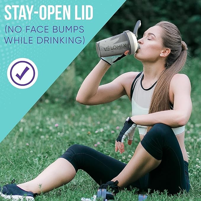 '-2 Pack- 20 oz Protein Shaker Bottles for Protein Mixes - 2x Wire Whisk | Leak Proof Shaker Cups for Protein Shakes and Pre Workout | Protein Shaker Bottle Pack