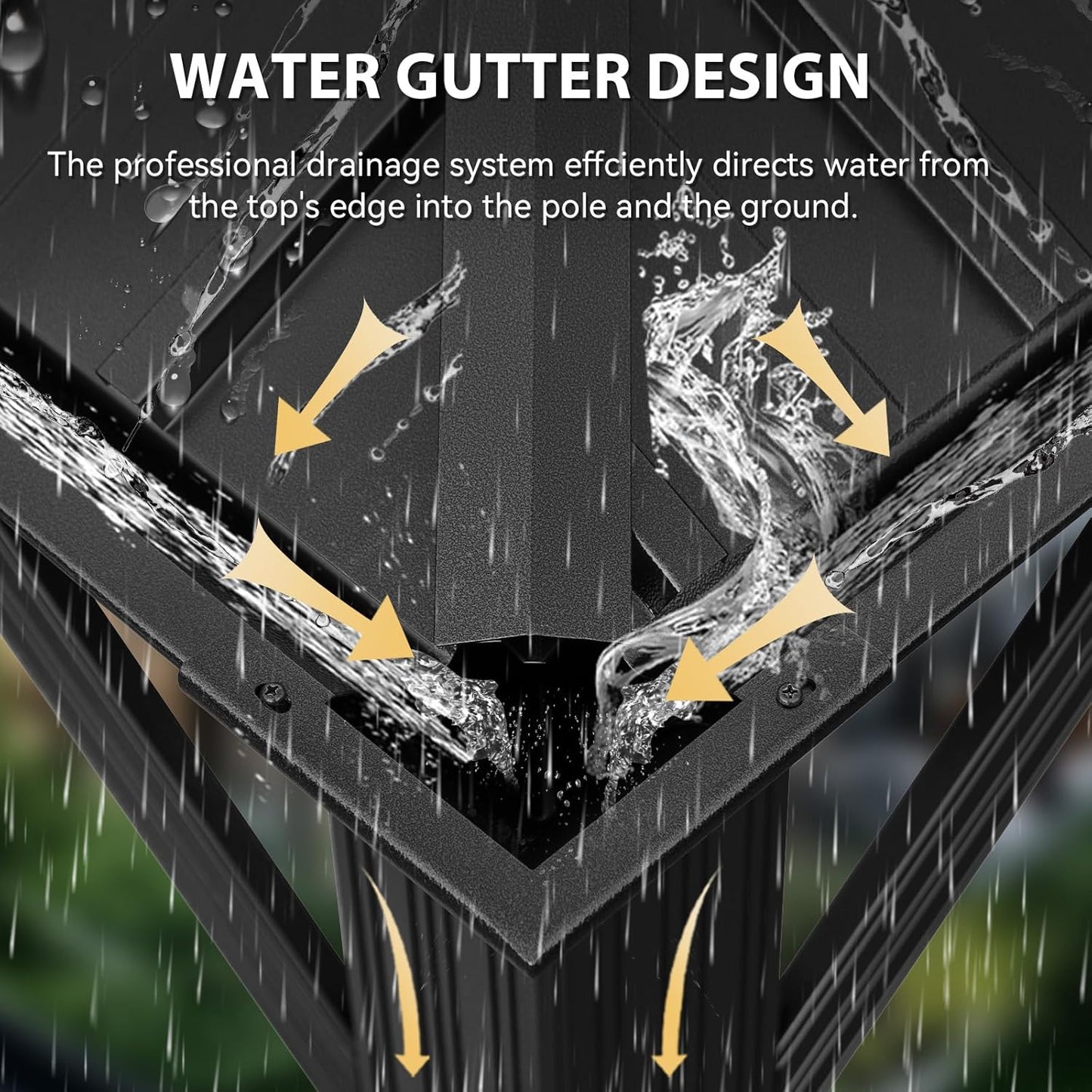 Aoxun 12' X 12' Hardtop Gazebo with Drainage System, Aluminum Outdoor Gazebo with Galvanized Steel Double Roof, Patio Permanent Metal Pavilion with 20 inch Ceiling Fan, for Garden, Deck, Grey