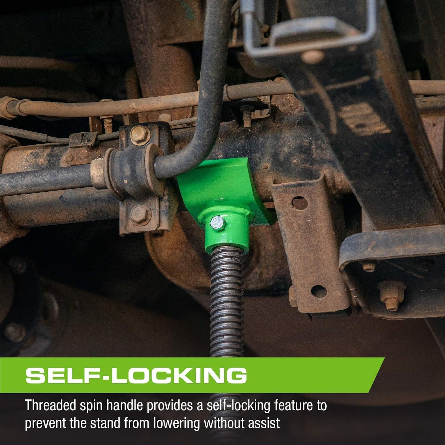 Arcan 1,500 lb Underhoist Support Stand, Adjustable Height, Heavy-Duty Steel Base, ALSS15