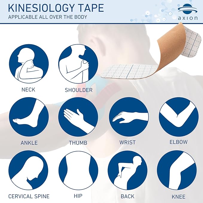 Kinesiology Tapes PRECUT Beige Pink | 50 Pre-Cut Sport Tape Strips 10x2 in | Waterproof • Skin-Friendly • Elastic | Kinesiology Tapes Ideal for Sports